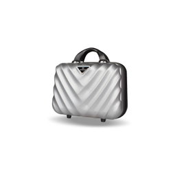 Zoozie Bags 7194 Neceser de Maquillaje Gris ABS 25x30x18 cm 13L, Elegante y Funcional para Viaje y Uso Diario